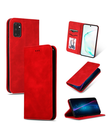 Cover Galaxy S20 Plus Pelle Rosso | Melacompro