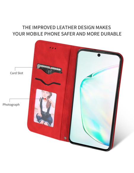 Cover Galaxy S20 Plus Pelle Rosso | Melacompro