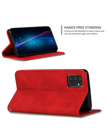Cover Galaxy S20 Plus Pelle Rosso | Melacompro