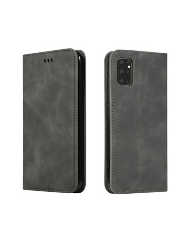 Cover Galaxy S20 Plus Pelle Rosso Dark Grigio | Melacompro