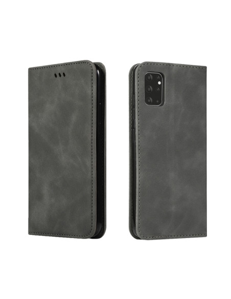 Cover Galaxy S20 Plus Pelle Rosso Dark Grigio | Melacompro