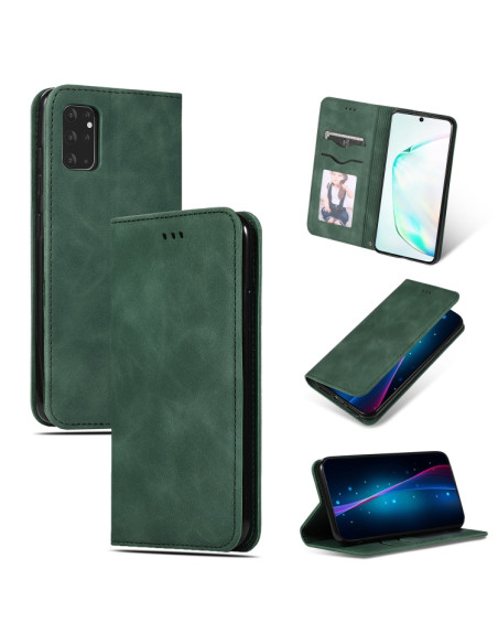 Cover Galaxy S20 Plus Pelle Verde Army Verde | Melacompro