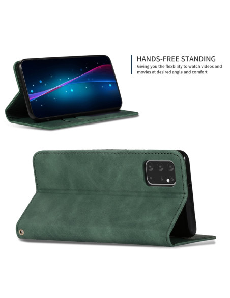 Cover Galaxy S20 Plus Pelle Verde Army Verde | Melacompro