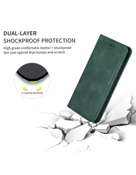 Cover Galaxy S20 Plus Pelle Verde Army Verde | Melacompro