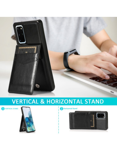 Cover Galaxy S20 Plus PC + TPU Nero | Melacompro