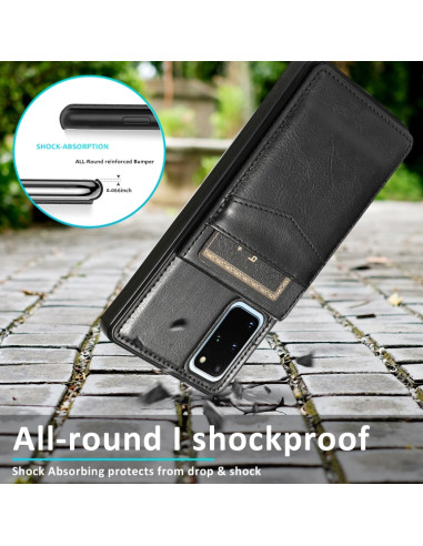 Cover Galaxy S20 Plus PC + TPU Nero | Melacompro