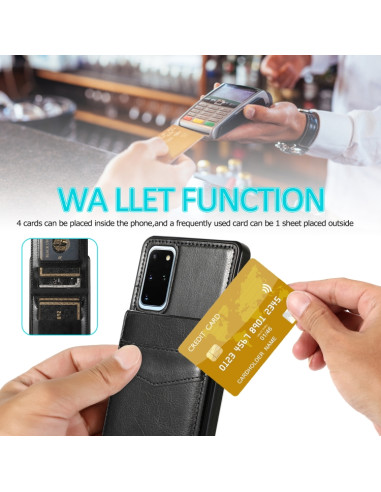 Cover Galaxy S20 Plus PC + TPU Nero | Melacompro