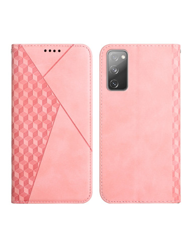 Cover Galaxy S20 FE Pelle Portafoglio Rose Oro | Melacompro