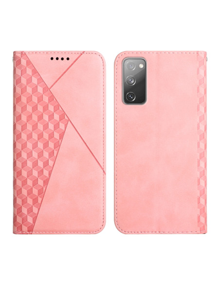 Cover Galaxy S20 FE Pelle Portafoglio Rose Oro | Melacompro