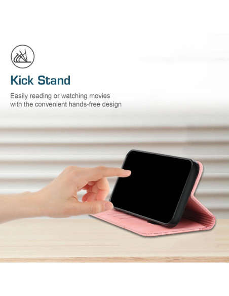 Cover Galaxy S20 FE Pelle Portafoglio Rose Oro | Melacompro