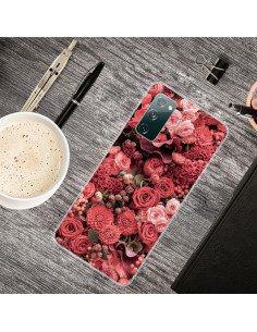 Cover Galaxy S20 FE TPU Antiurto Rose Rosse