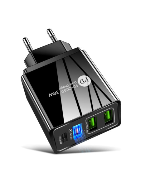 Caricatore FLOVEME 210BL2007 PD 20W Nero | Melacompro