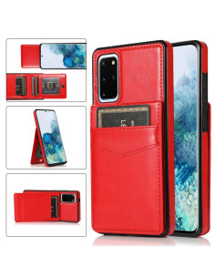 Cover Galaxy S20 Plus PC + TPU Rosso con Supporto