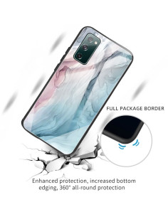 Cover Galaxy S20 FE Glass Marmo Grigio | Melacompro 2