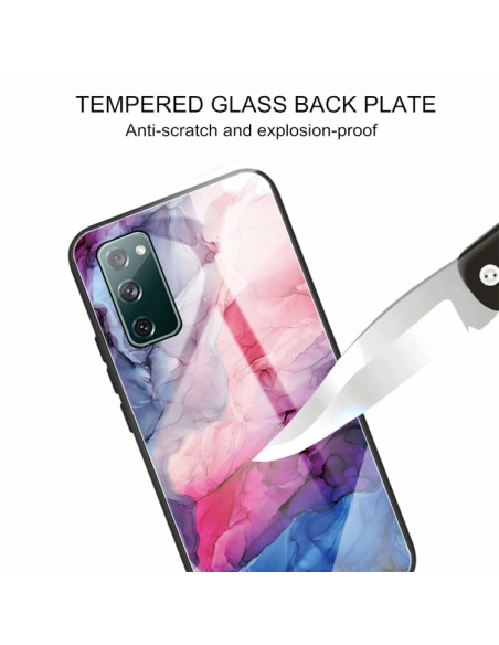 Cover Galaxy S20 FE Glass Marmo | Melacompro