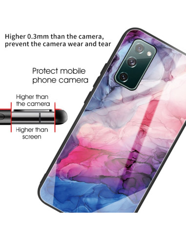 Cover Galaxy S20 FE Glass Marmo | Melacompro