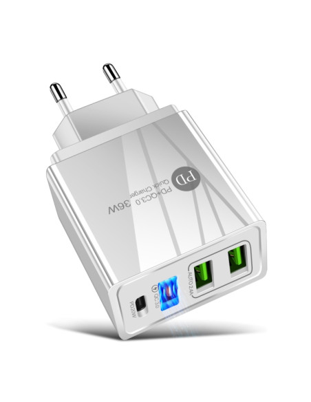 Caricatore FLOVEME PD20W QC3.0 Bianco | Melacompro
