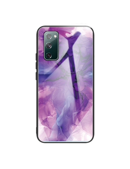 Cover Galaxy S20 FE Glass Marmo Viola | Melacompro