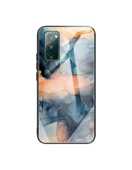 Cover Galaxy S20 FE Glass Marmo Blu | Melacompro