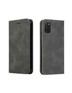 Cover Galaxy S20 Pelle PU Verde Magnetica Dark Grigio | Melacompro 2
