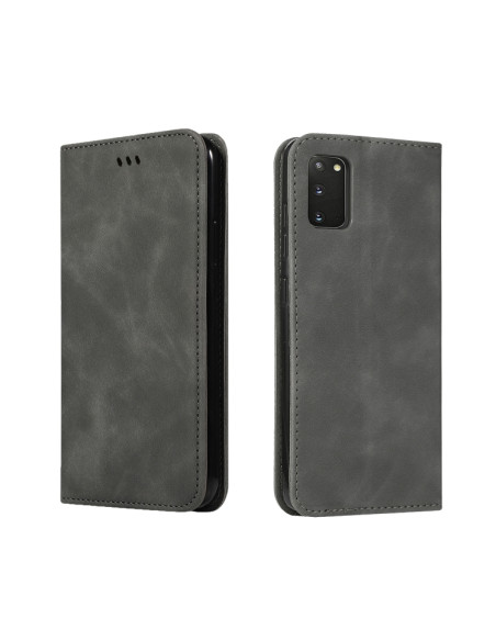 Cover Galaxy S20 Pelle PU Verde Magnetica Dark Grigio | Melacompro