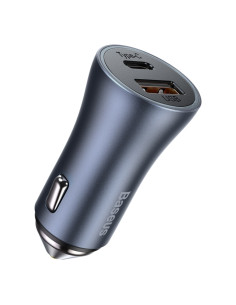 Caricabatterie Auto Baseus USB Type-C Dark Grigio | Melacompro 2