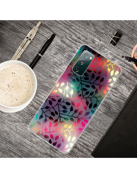 Cover Galaxy S20 FE TPU Antiurto Rami Fluorescenti | Melacompro