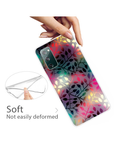 Cover Galaxy S20 FE TPU Antiurto Rami Fluorescenti | Melacompro
