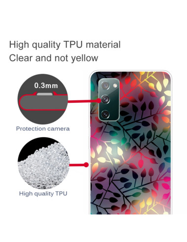 Cover Galaxy S20 FE TPU Antiurto Rami Fluorescenti | Melacompro
