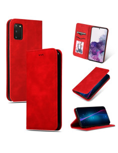 Cover Galaxy S20 PU Leather Flip Magnetica Verde Rosso