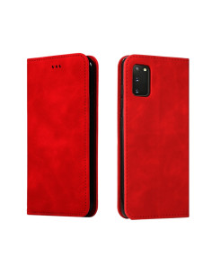 Cover Galaxy S20 Pelle PU Verde Magnetica Rosso | Melacompro 2