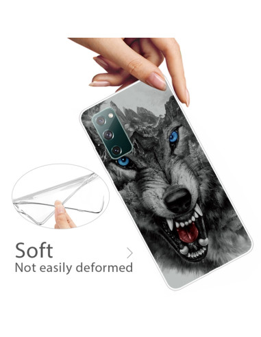 Cover Galaxy S20 FE TPU Lupo Montagna | Melacompro