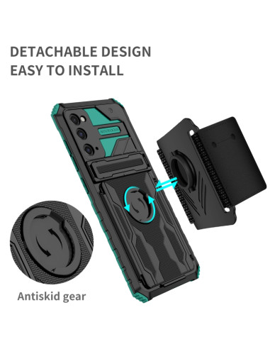 Cover Galaxy S20 FE Antiurto Rosa Deep Verde | Melacompro