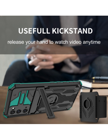 Cover Galaxy S20 FE Antiurto Rosa Deep Verde | Melacompro