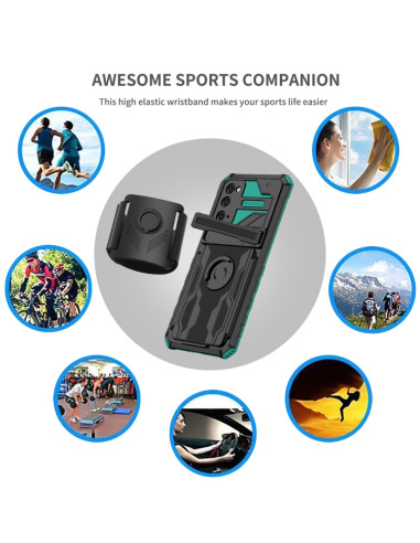 Cover Galaxy S20 FE Antiurto Rosa Deep Verde | Melacompro