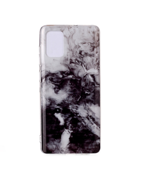 Cover Galaxy A51 TPU Frosted Laser Nero Bianco | Melacompro