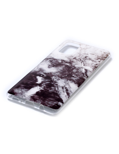 Cover Galaxy A51 TPU Frosted Laser Nero Bianco | Melacompro