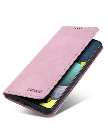 Cover Galaxy A71 PU Leather Rosa Flip | Melacompro