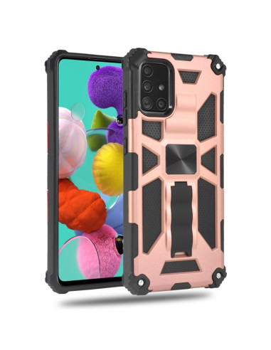 Cover Galaxy A51 TPU Antiurto Rosso Rose Oro | Melacompro