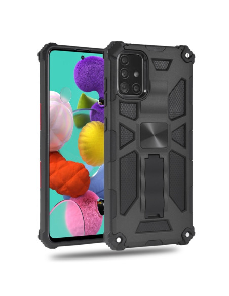 Cover Galaxy A51 TPU Antiurto Rosso Nero | Melacompro