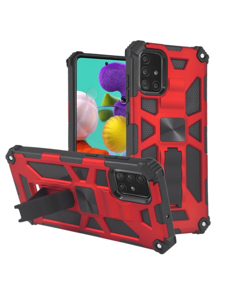 Cover Galaxy A51 TPU Antiurto Rosso Nero | Melacompro