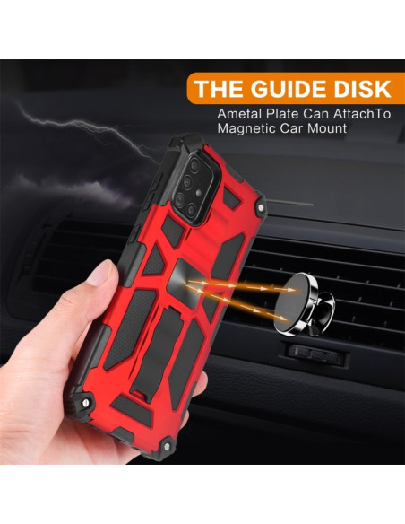 Cover Galaxy A51 TPU Antiurto Rosso Nero | Melacompro