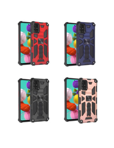 Cover Galaxy A51 TPU Antiurto Rosso Nero | Melacompro