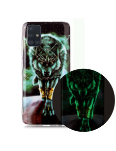 Cover Galaxy A51 TPU Lupo Feroce Luminoso