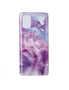 Cover Galaxy A51 TPU Frosted Laser Oro Bianco Viola Viola star
