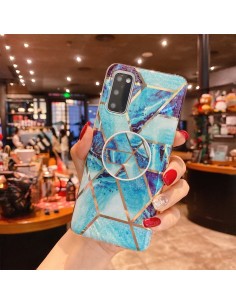 Cover Galaxy A51 TPU Frosted Laser Oro Bianco Viola Blu