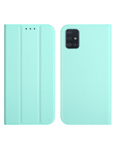 Cover Galaxy A51 4G Pelle Viola Flip Menta Verde | Melacompro