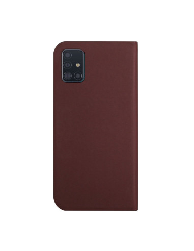 Cover Galaxy A51 4G Pelle Viola Flip Marrone | Melacompro
