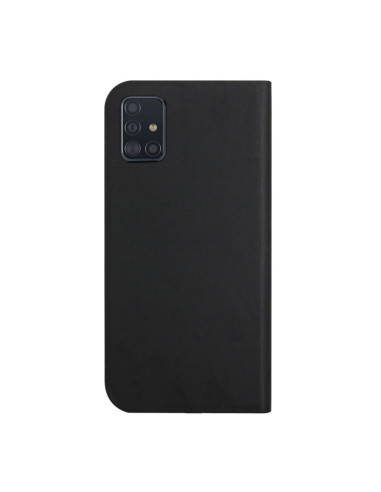Cover Galaxy A51 4G Pelle Viola Flip Nero | Melacompro