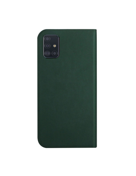 Cover Galaxy A51 4G Pelle Viola Flip Deep Verde | Melacompro